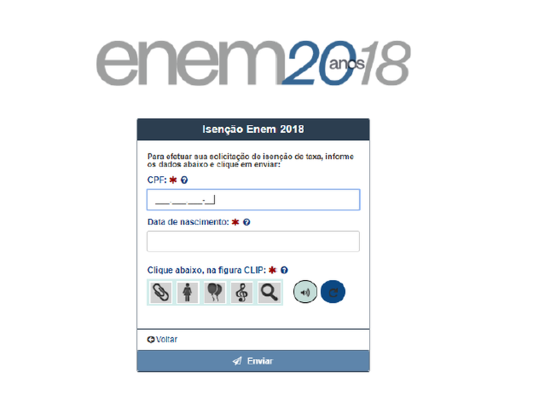 Inep divulga hoje resultado para quem pediu isenção da taxa do Enem 2018 Inep divulga hoje resultado para quem pediu isenção da taxa do Enem 2018