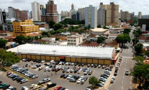 Vista do Mercado Municipal que recebeu recursos da União para obra de revitalização - Foto: Álvaro Rezende/ Correio do Estado