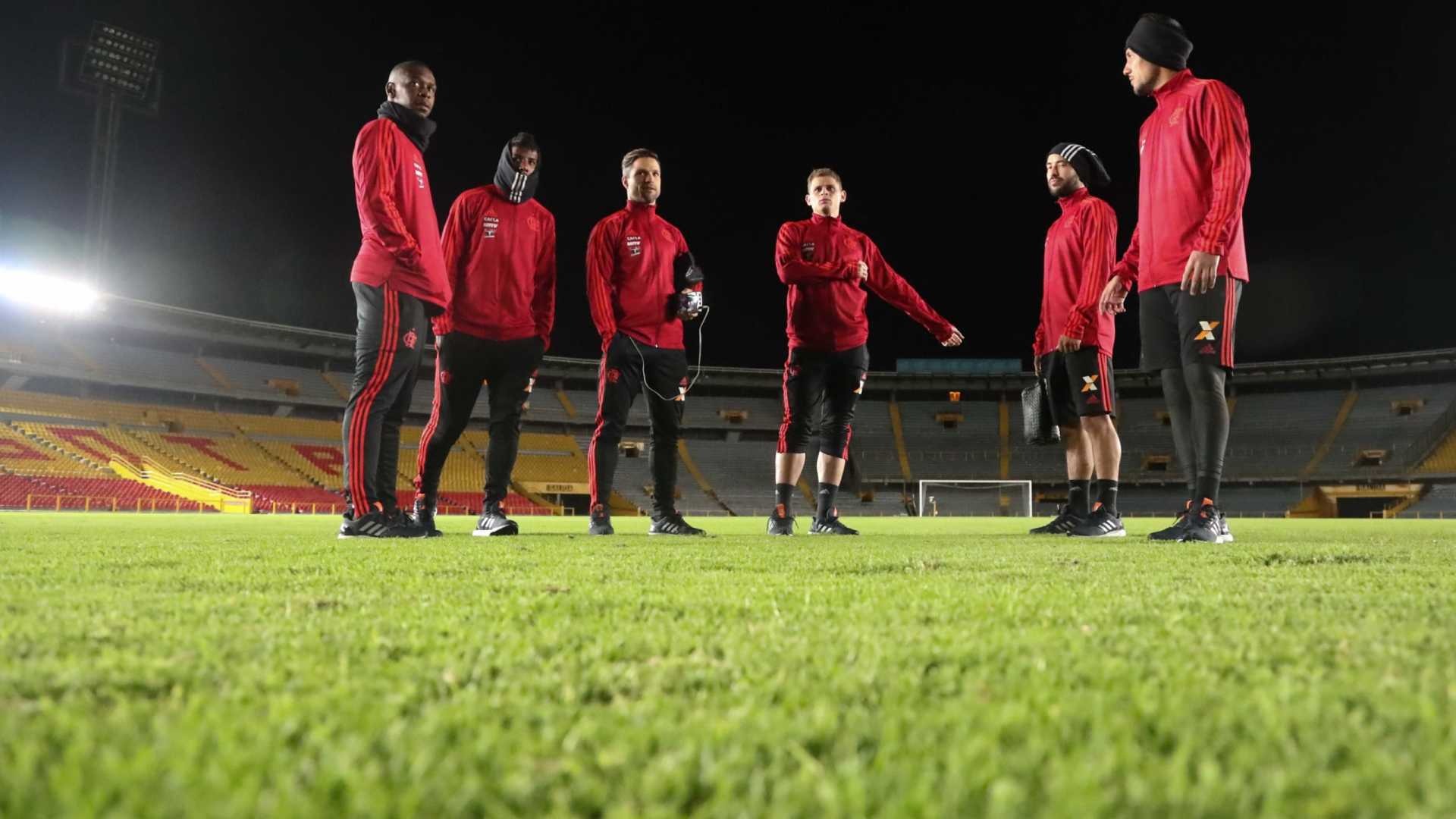 Flamengo faz jogo-chave na Colômbia pela Libertadores Flamengo faz jogo-chave na Colômbia pela Libertadores