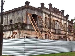 Castelinho de Ponta Porã será restaurado a para abrigar um museu (Foto: Reprodução/TV Morena)

