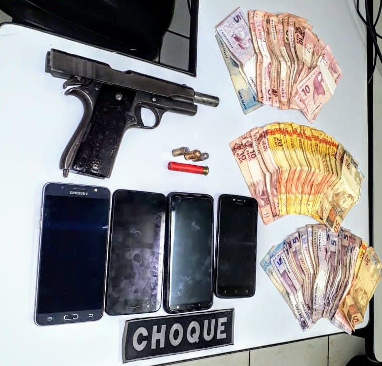 Batalhão de Choque prende Trio famoso por assaltar farmácias na Capital Divulgação