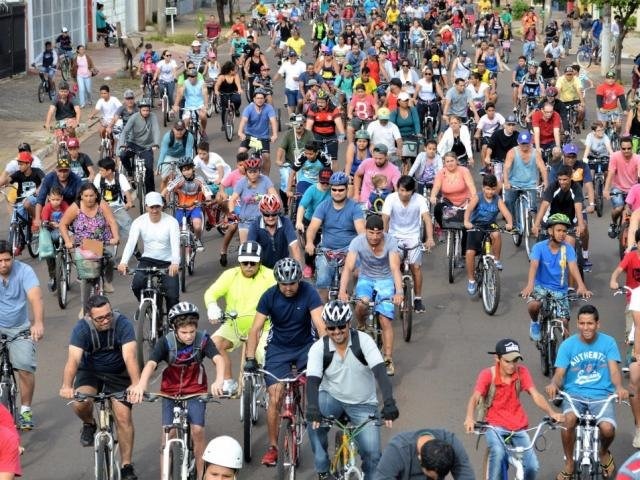 Dia do Trabalhador começa com passeio ciclístico na Capital Concentração está marcada para às 8h na avenida das Bandeiras, com término no Parque das Nações Indígenas. PMCG/Divulgação
