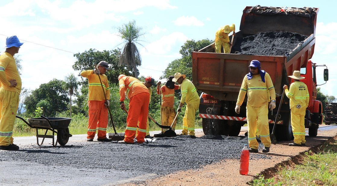 Pavimentação entre cidades turísticas deve ser concluída ainda neste mês Foto: Edemir Rodrigues