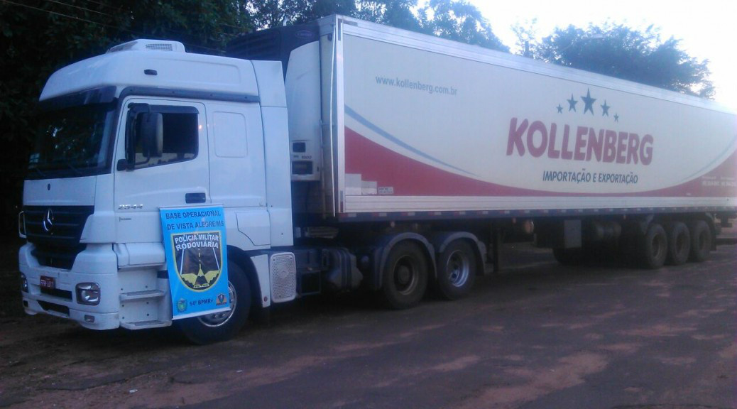 Polícia Miliar Rodoviária apreende 500 mil em cigarros contrabandeado Foto:PMR