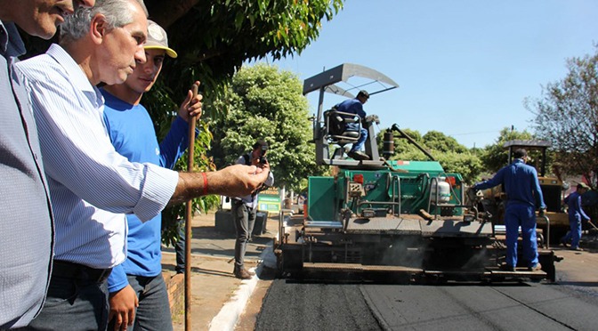 Governo inicia revitalização urbana de Glória de Dourados Foto: Chico Ribeiro