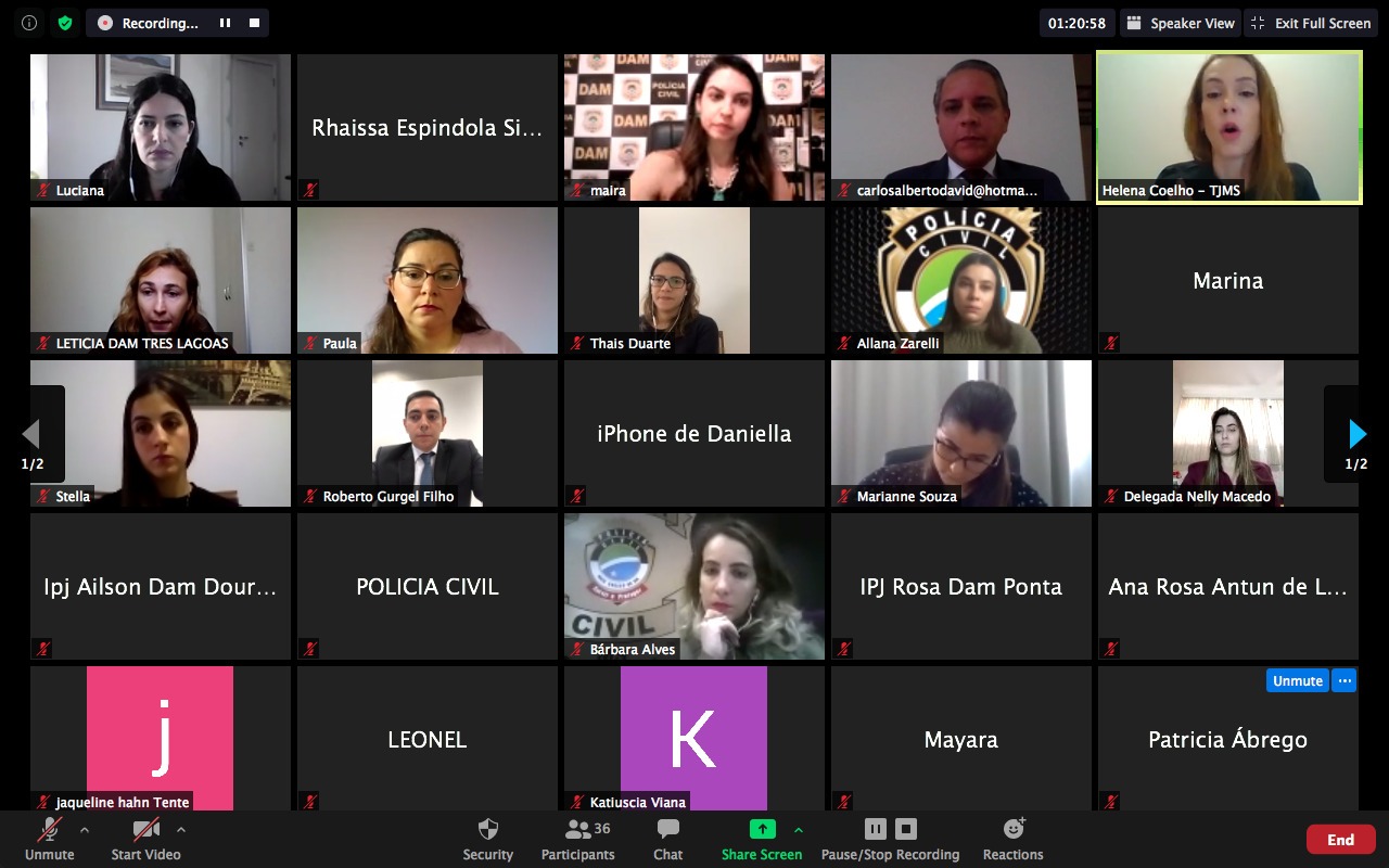 Palestra online debate investigações policiais em casos de feminicídio