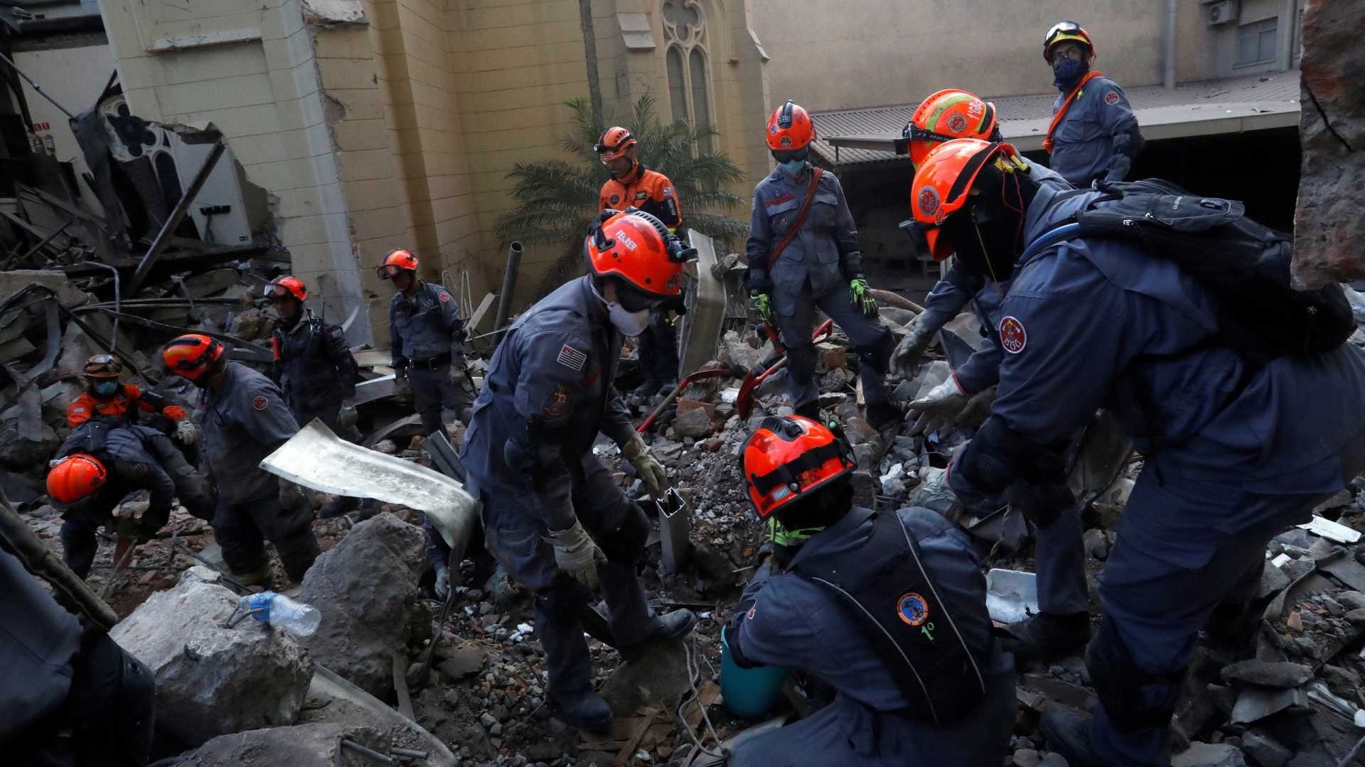Laudos da prefeitura garantiam que prédio não corria risco de desabar Foto: Reuters