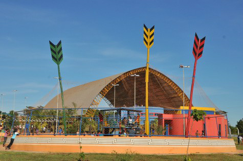 Potencial turístico e cultural de Dourados será mostrado pela mídia nacional por ocasião da passagem da Tocha Olímpica; entre os locais visitados estão o Museu da Colônia Agrícola Nacional de Dourados, a Vila Olímpica e comunidades rurais (Foto:Assecom)