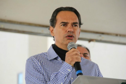 Marquinhos Trad entregou casas hoje no Jardim Canguru. (Foto: Marcos Ermínio)

