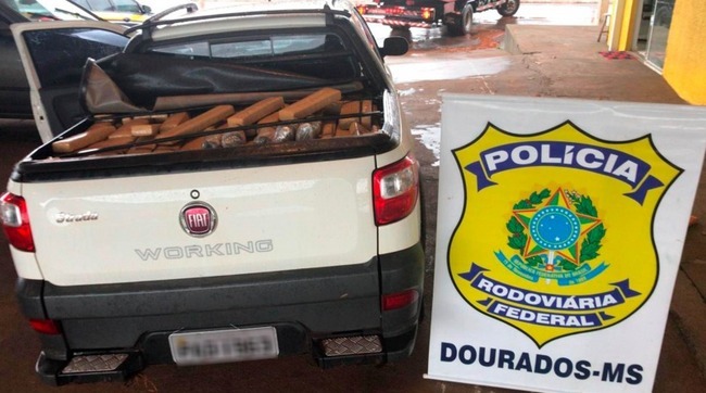 PRF apreende 951 Kg de maconha durante Operação Flagellum