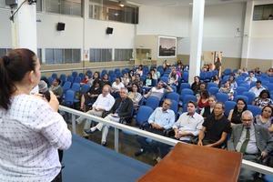 Câmara recebe educação para apresentação do relatório preliminar A audiência foi realizada na manhã desta quinta-feira (10), no Plenário da Casa de Leis / Foto: Thiago Morais