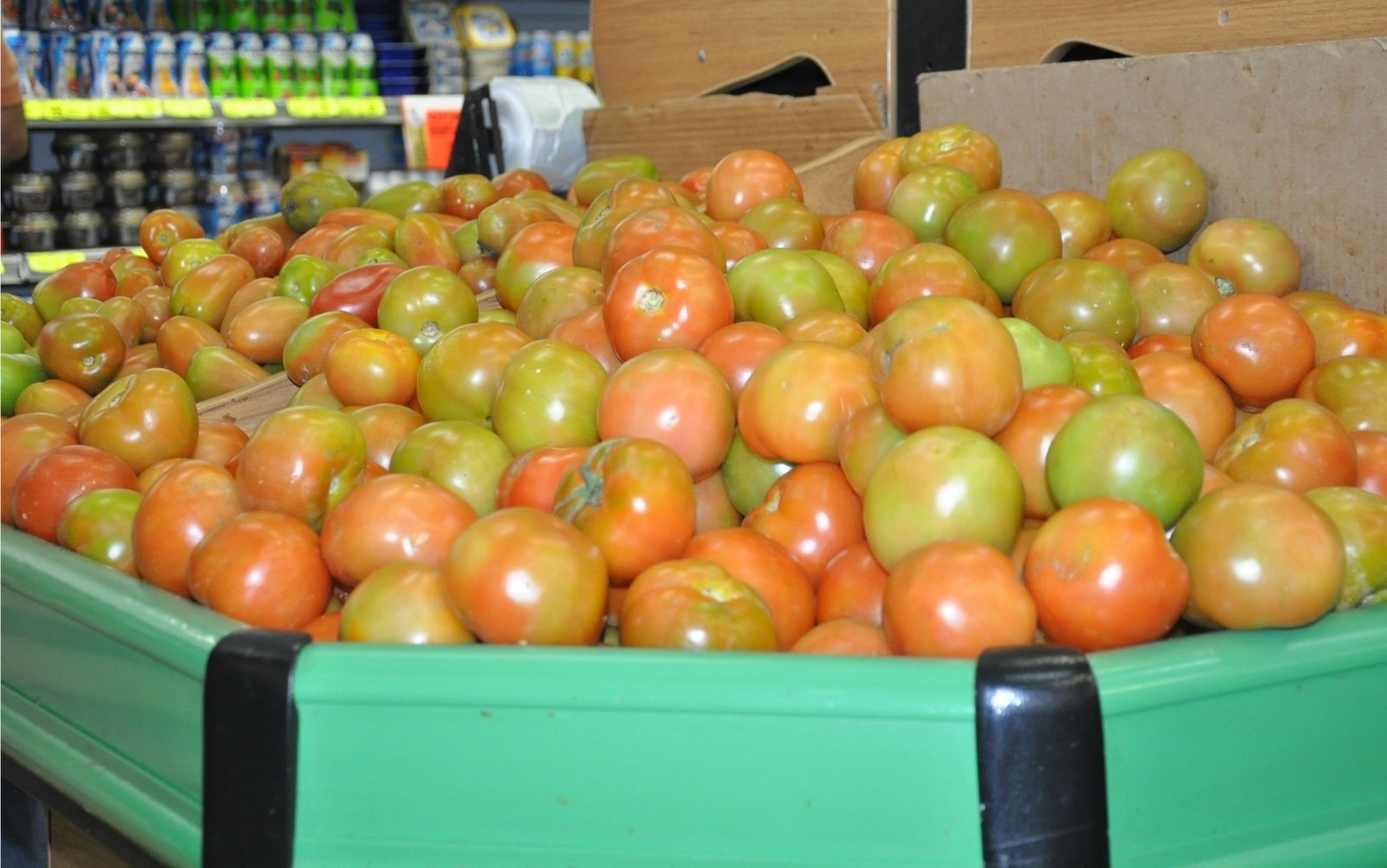 Campo Grande registra terceira maior queda no preço da cesta básica entre as capitais Tomate roi produto da cesta básica a ter maior redução de preço em Campo Grande no mês de fevereiro (Foto: Arquivo/Fabiano Arruda)