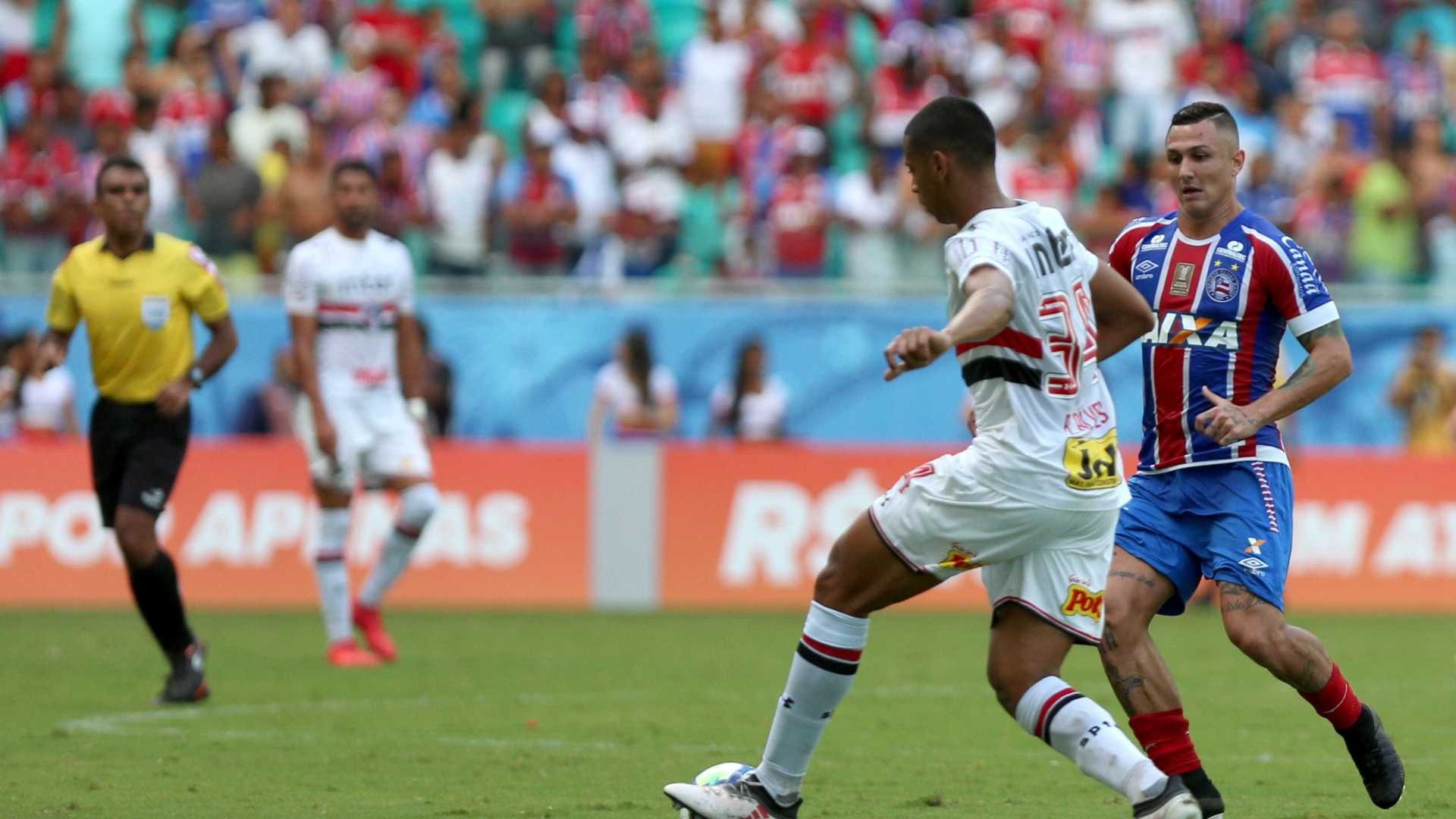 Com gol no final, São Paulo empata com Bahia e segue invicto Felipe Oliveira/EC Bahia