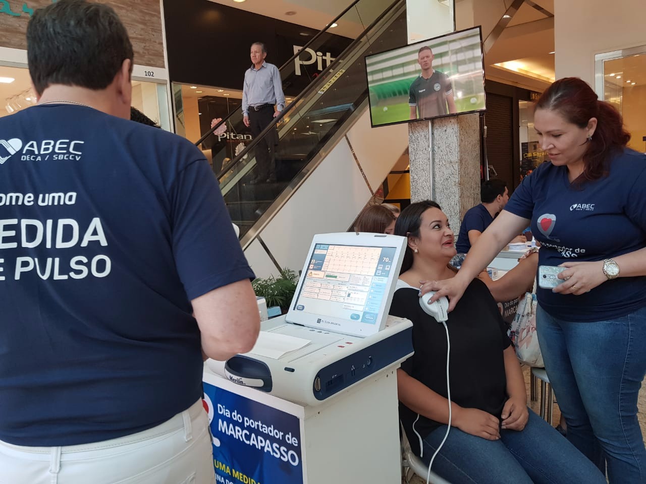Ação voluntária em comemoração ao Dia do Portador do Marca-passo atende população na Capital Divulgação