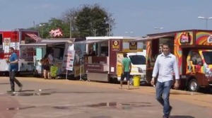 Funcionamento dos 'Food Trucks' ganhou regulamentação em Campo Grande (Foto: Reprodução/TV Morena)
