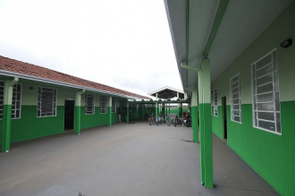 Escola estadual em Campo Grande vazia - Foto: Álvaro Rezende/ Correio do Estado