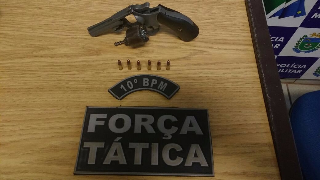 Homem é preso após realizar disparos em via pública Homem é preso após realizar disparos em via pública