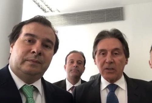 Eunício e Maia anunciam que governo pretende zerar a Cide Eunício e Maia anunciam que governo pretende zerar a Cide