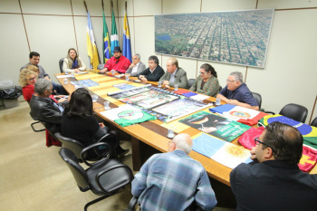 Reunião da Câmara com organizadores do FLID. Foto: Eder Gonçalves