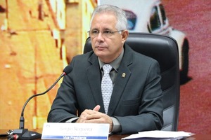 Vice presidência solicita atendimento na área de infraestrutura e é atendido Sergio Nogueira apresenta requerimentos encaminhados durante sessão ordinária / Foto: Thiago Morais