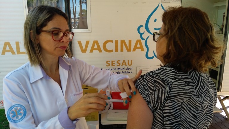 Campanha de Vacinação contra a Gripe atinge 74,58% da meta na Capital Campanha de Vacinação contra a Gripe atinge 74,58% da meta na Capital