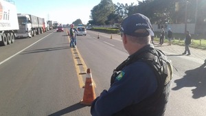 Justiça autoriza uso de força policial em protestos em MS e determina multa PRF poderá atuar caso manifestantes impeçam o tráfego nas rodovias. (Foto: Eduardo Almeida/TV Morena)
