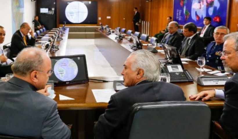 Temer e ministros se reúnem para avaliar desbloqueio de rodovias Foto: Reprodução