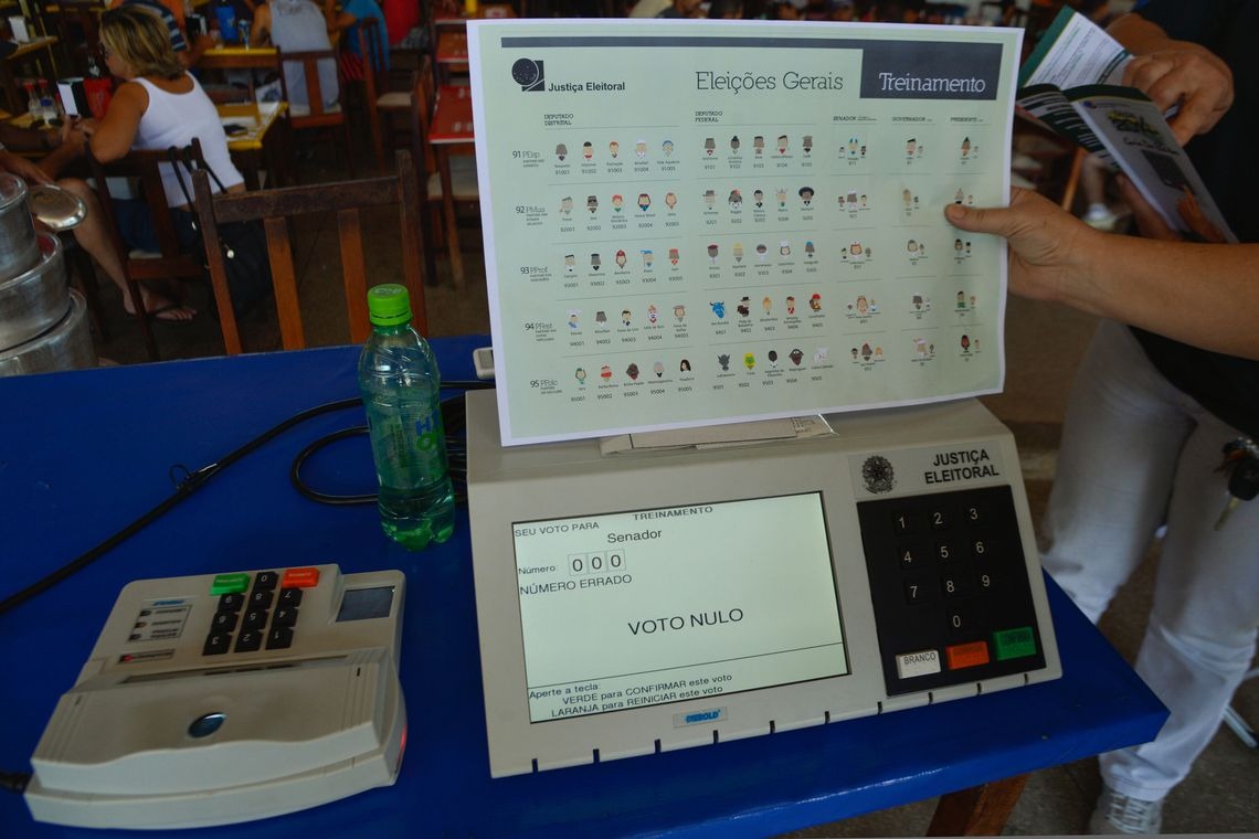 STF deve julgar em 6 de junho uso de voto impresso nas eleições Urna eletrônica (José Cruz/Agência Brasil)/José Cruz/Agência Brasil
