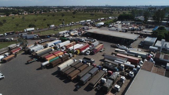 Greve chega ao 7º dia com 40 bloqueios em rodovias federais de MS Foto: Fly Drones