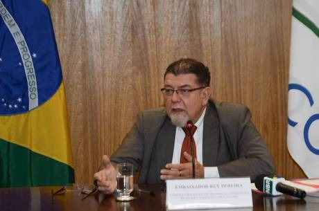 Pereira está no Brasil para as festas de fim de ano
Divulgação/Ministério das Relações Exteriores - 9.5.2013