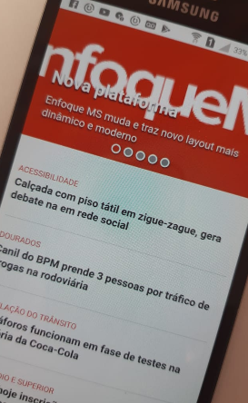 Enfoque MS muda e traz novo layout mais dinâmico e moderno Enfoque MS muda e traz novo layout mais dinâmico e moderno