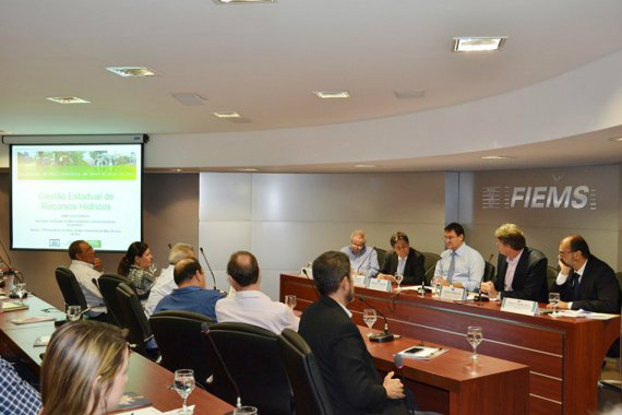 Industriais de MS debatem desenvolvimento com o uso racional da água Foto:Divulgação/Fiems