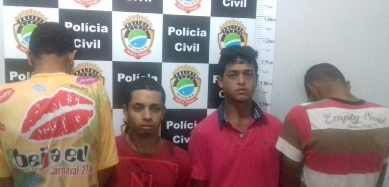 Dois adultos e dois jovens envolvidos em decapitação de jovem Dois homens foram presos e dois adolescentes apreendidos - Foto: Divulgação/Polícia Civil