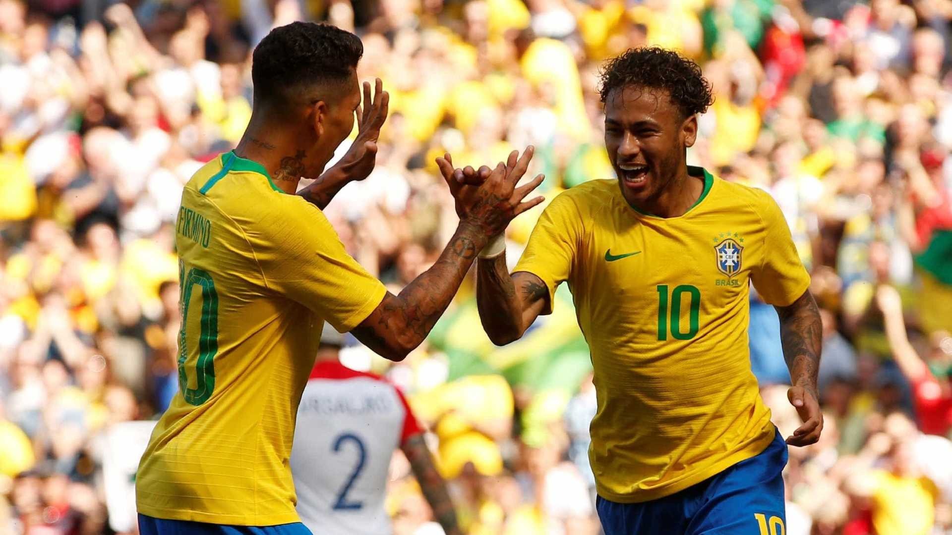 Com gols de Neymar e Firmino, Brasil vence Croácia Getty Images