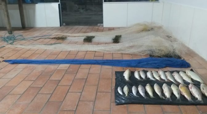 PMA surpreende com drone pescadores utilizando tarrafas em cachoeira no rio Taquari Divulgação