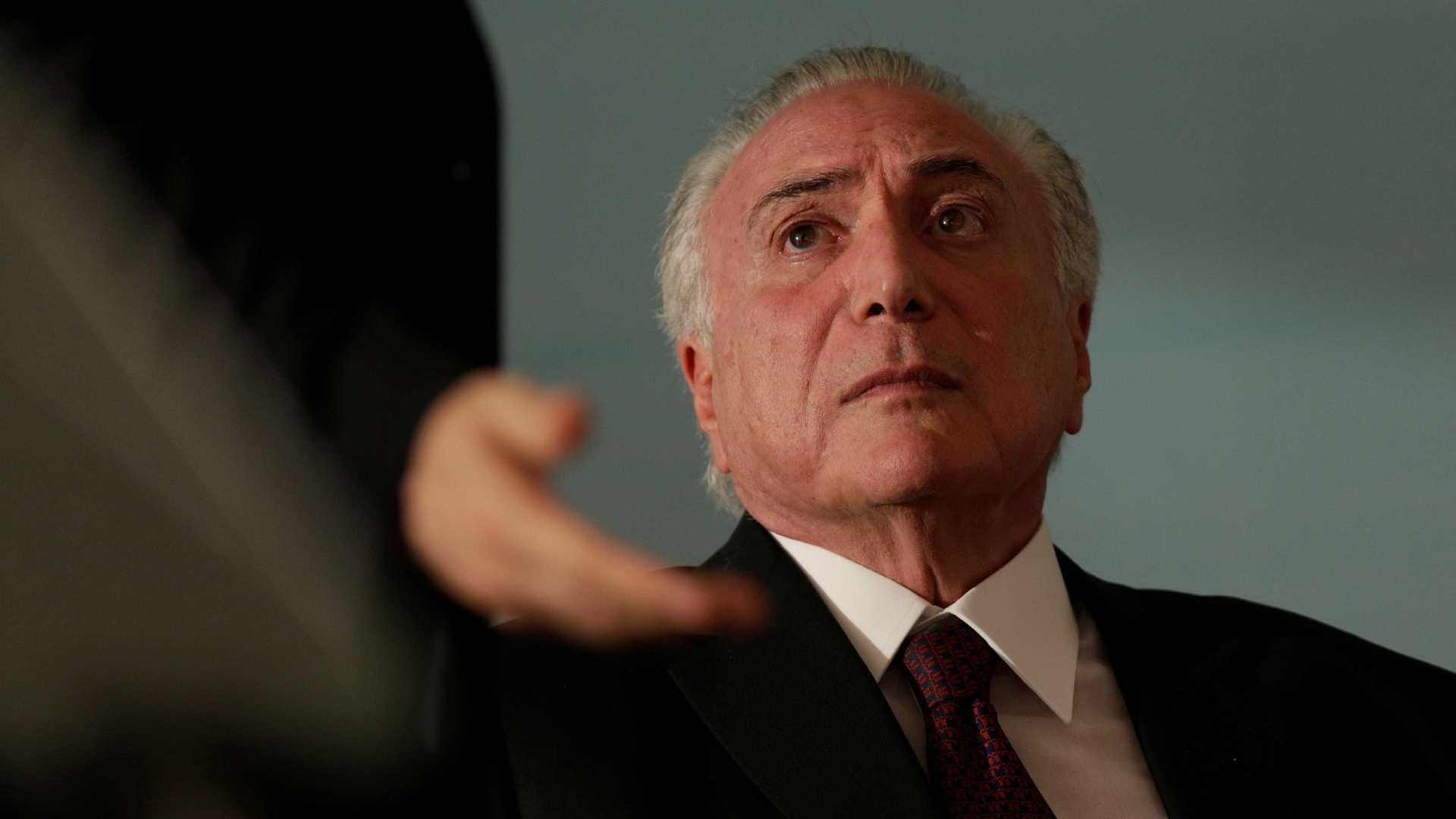 PF envia ao STF indícios de que Temer recebia mesada de R$ 340 mil Foto: Reuters
