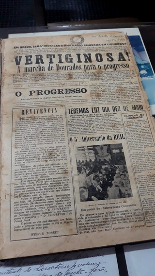 Toninho Cruz presta homenagem ao Jornal O Progresso, que deixa de circular após 69 anos Toninho Cruz presta homenagem ao Jornal O Progresso, que deixa de circular após 69 anos