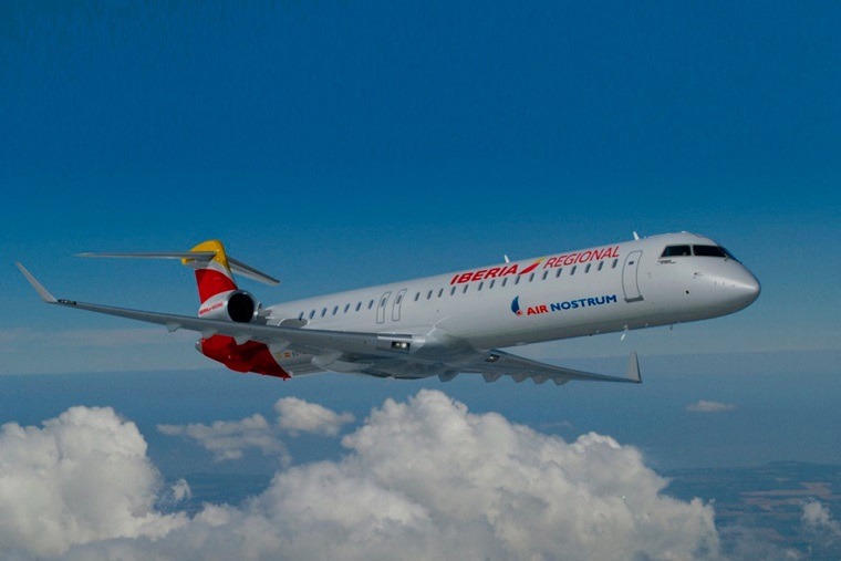 Air Nostrum: espanhola é especializada em voos regionais na Europa. Crédito: Air Nostrum/Divulgação