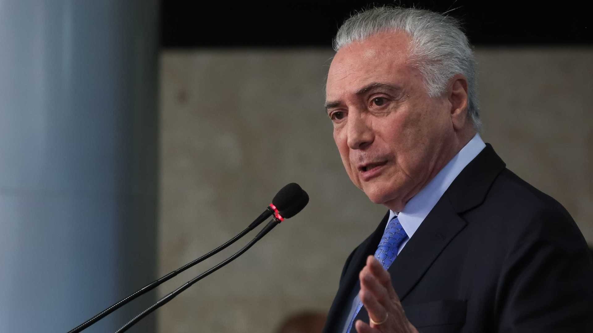 Temer inicia articulação para evitar que STF acolha eventual denúncia Marcos Corrêa/PR