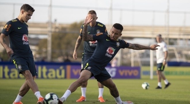 Seleção brasileira já está em São Paulo para estreia na Copa América Seleção volta aos treinos na tarde desta segunda-feira
Lucas Figueredo/Divulgação CBF
