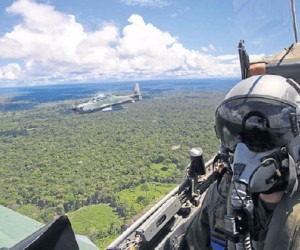 Aeronaves da Força Aérea em trabalho de patrulhamento - Divulgação
