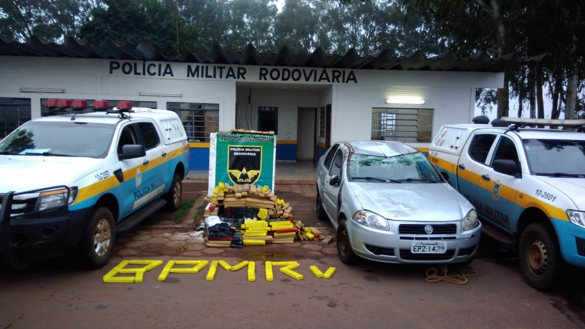 Polícia Rodoviária apreende maconha na MS-164 BPMRv/Divulgação