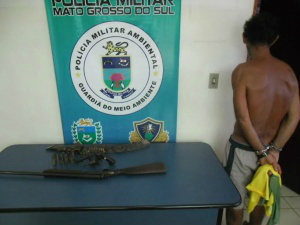 Autor de homicídio é preso com armas em fazenda no Pantanal