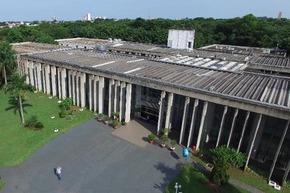 Assembleia Legislativa tem sua sede no Palácio Guaicurus, localizado no Parque dos Poderes
Foto: Divulgação ALMS