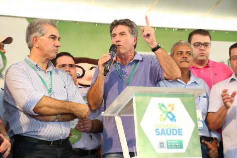 Prefeito Murilo destava a Caravana, ao lado do governador Reinaldo, como uma grande ação de união pelo povo (Foto:A. Frota/Assecom)