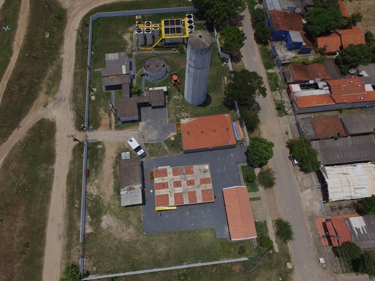 ETA (Estação de Tratamento de Água) em Porto Murtinho. Foto: Acom