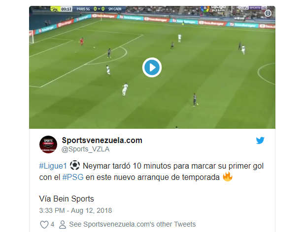 Neymar faz gol na estreia do PSG no campeonato francês Neymar faz gol na estreia do PSG no campeonato francês