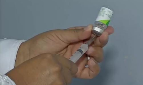 Número de pessoas vacinadas contra gripe ultrapassa meta em Campo Grande Vacinação gripe Campo Grande, MS (Foto: Reprodução)