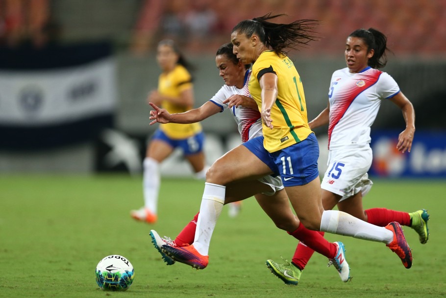 Brasil x Costa Rica Torneio Internacional Feminino. Lucas Figueiredo/CBF