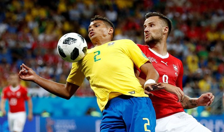 CBF cobra explicações da Fifa sobre atuação do VAR no jogo com a Suíça Brasil e Suíça se enfrentam pelo grupo E da Copa do Mundo 2018 REUTERS/Damir Sagolj - DAMIR SAGOLJ